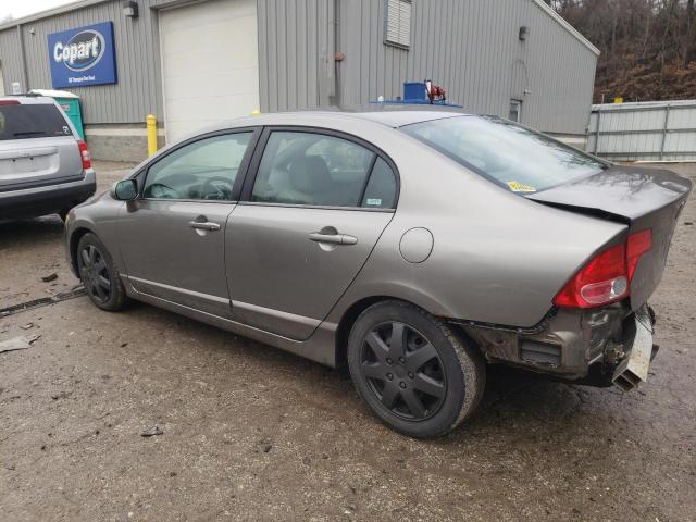 1HGFA16586L071021 - 2006 HONDA CIVIC LX GRAY photo 2