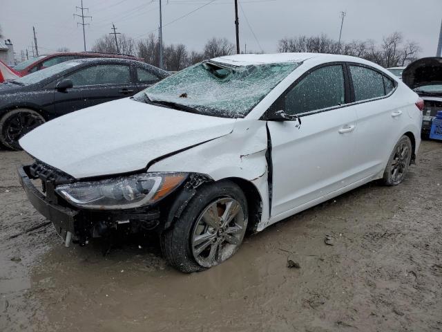 5NPD84LF2JH360327 - 2018 HYUNDAI ELANTRA SEL WHITE photo 1