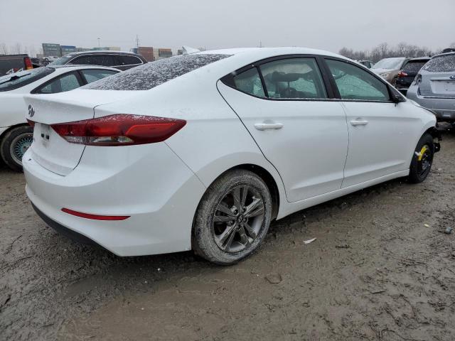 5NPD84LF2JH360327 - 2018 HYUNDAI ELANTRA SEL WHITE photo 3