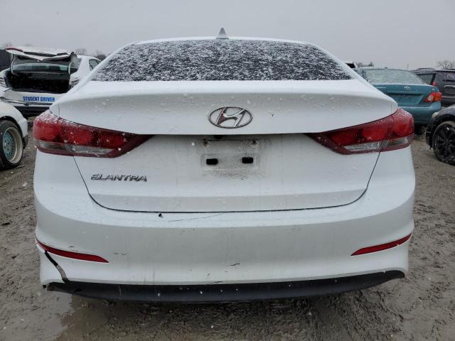 5NPD84LF2JH360327 - 2018 HYUNDAI ELANTRA SEL WHITE photo 6