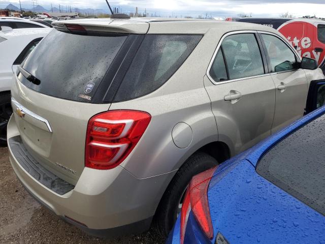 2GNALBEK7G1156222 - 2016 CHEVROLET EQUINOX LS TAN photo 3