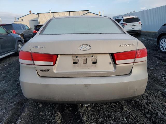 5NPET46CX6H133169 - 2006 HYUNDAI SONATA GL TAN photo 6