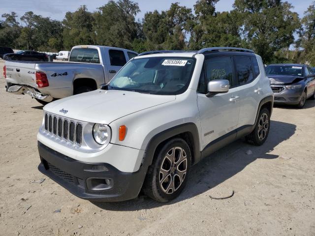 ZACCJADT5GPD04434 - 2016 JEEP RENEGADE LIMITED WHITE photo 1