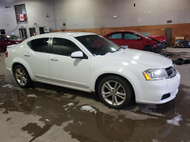 1C3CDZCB1DN745968 - 2013 DODGE AVENGER SXT WHITE photo 4