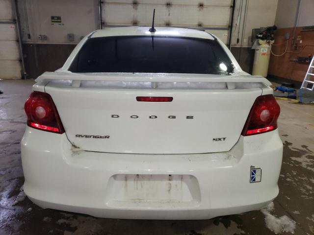 1C3CDZCB1DN745968 - 2013 DODGE AVENGER SXT WHITE photo 6