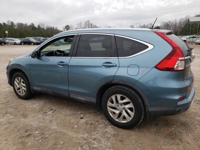 2HKRM3H72FH542243 - 2015 HONDA CR-V EXL BLUE photo 2