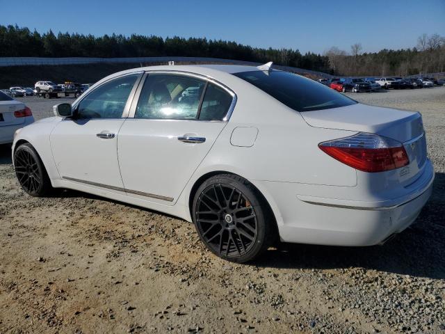 KMHGC4DFXBU127440 - 2011 HYUNDAI GENESIS 4.6L WHITE photo 2