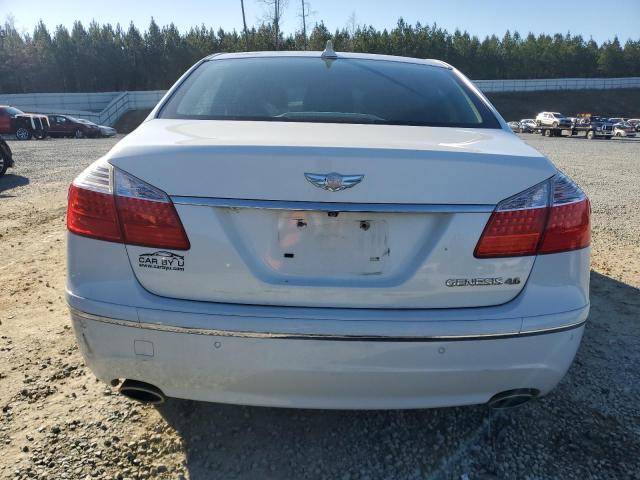 KMHGC4DFXBU127440 - 2011 HYUNDAI GENESIS 4.6L WHITE photo 6