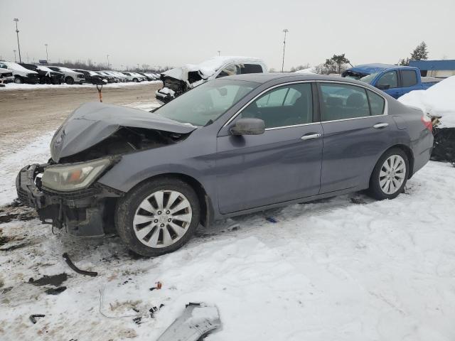 1HGCR2F85EA221933 - 2014 HONDA ACCORD EXL GRAY photo 1