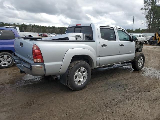 5TEJU62N06Z181114 - 2006 TOYOTA TACOMA DOUBLE CAB PRERUNNER SILVER photo 3