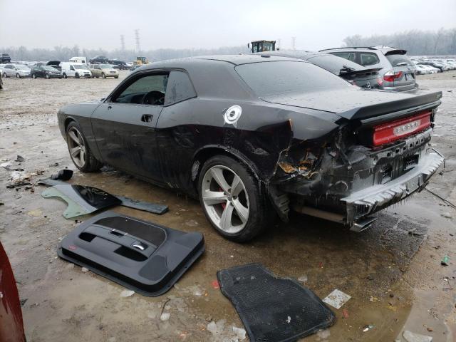 2B3LJ74W39H569727 - 2009 DODGE CHALLENGER SRT-8 BLACK photo 2