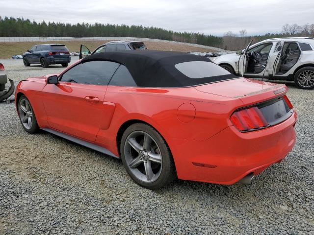 1FATP8EM3F5409680 - 2015 FORD MUSTANG RED photo 2