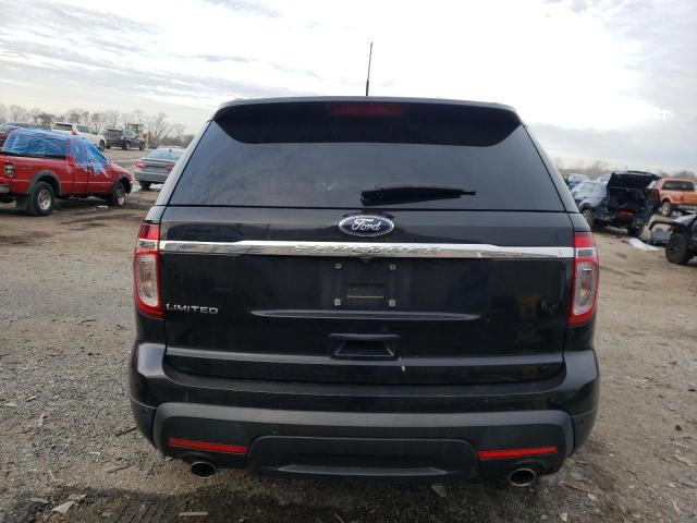 1FM5K7F82FGB08024 - 2015 FORD EXPLORER LIMITED BLACK photo 6