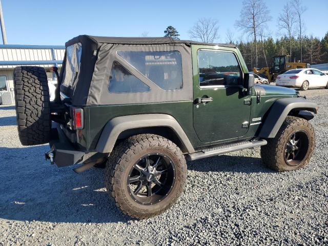 1C4AJWAG1CL119470 - 2012 JEEP WRANGLER SPORT GREEN photo 3