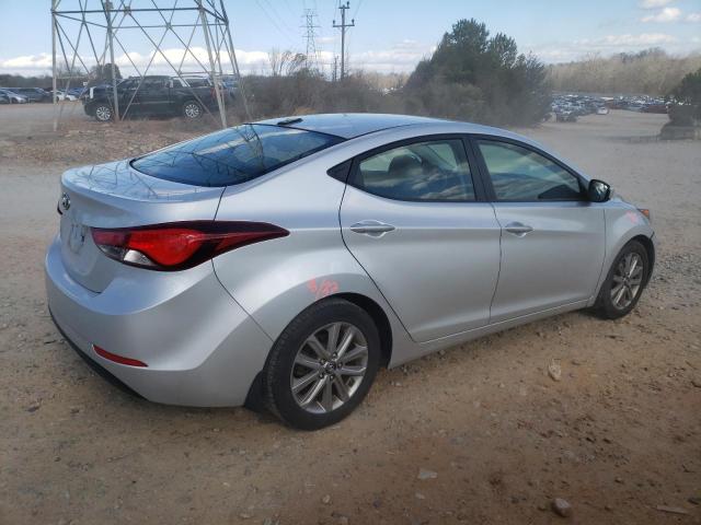 5NPDH4AE9GH724133 - 2016 HYUNDAI ELANTRA SE SILVER photo 3