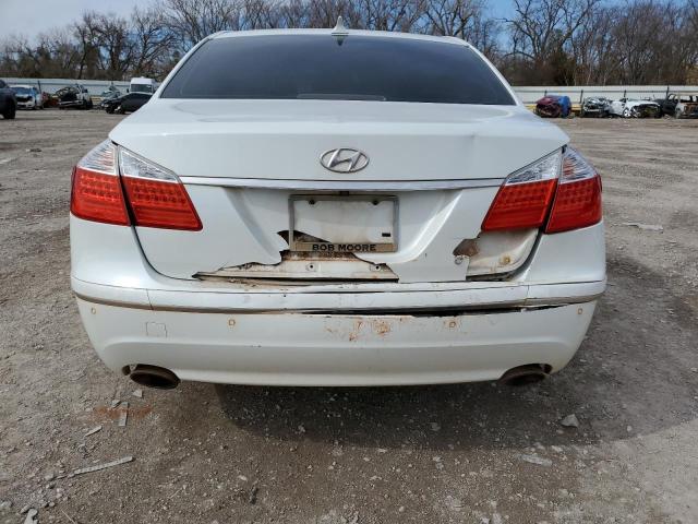 KMHGC46F59U044201 - 2009 HYUNDAI GENESIS 4.6L WHITE photo 6