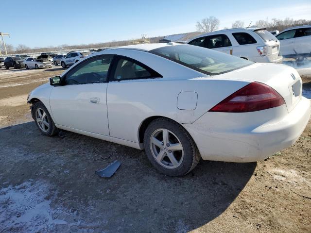 1HGCM72665A013740 - 2005 HONDA ACCORD EX WHITE photo 2