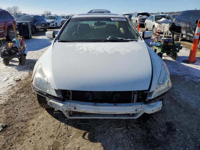 1HGCM72665A013740 - 2005 HONDA ACCORD EX WHITE photo 5