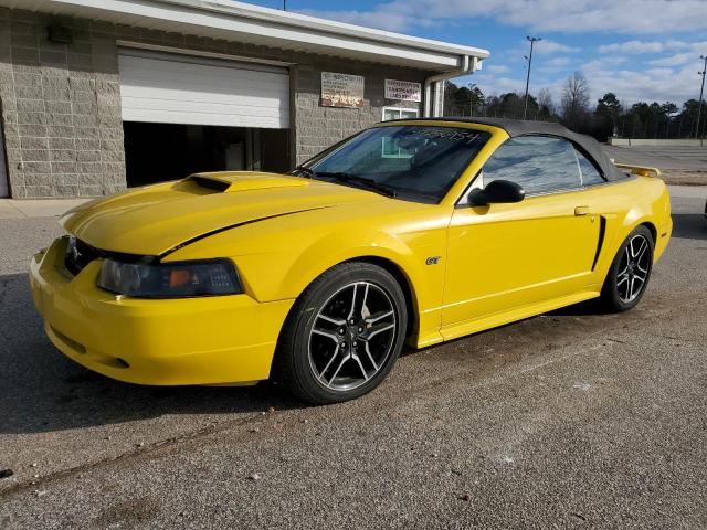 1FAFP45X74F103993 - 2004 FORD MUSTANG GT YELLOW photo 1