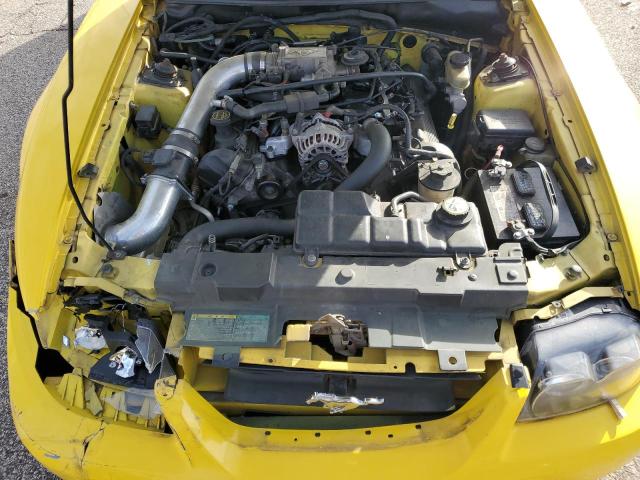 1FAFP45X74F103993 - 2004 FORD MUSTANG GT YELLOW photo 11