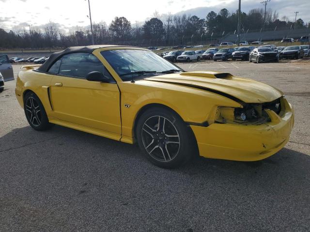 1FAFP45X74F103993 - 2004 FORD MUSTANG GT YELLOW photo 4