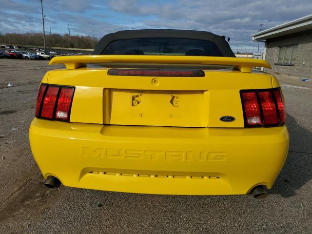 1FAFP45X74F103993 - 2004 FORD MUSTANG GT YELLOW photo 6