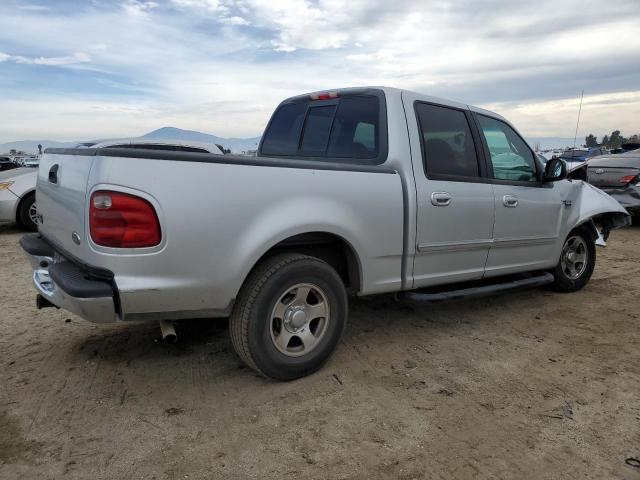 1FTRW07L61KE49114 - 2001 FORD F150 SUPERCREW SILVER photo 3