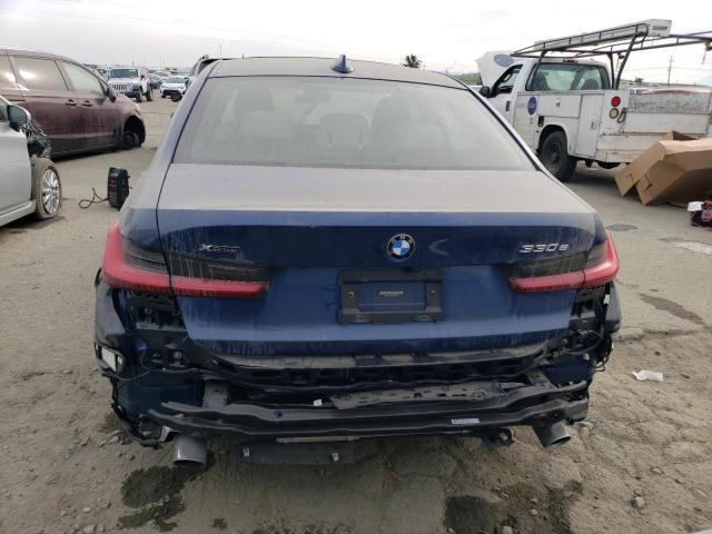 3MW5P9J06M8B86320 - 2021 BMW 330XE Синій фото 6