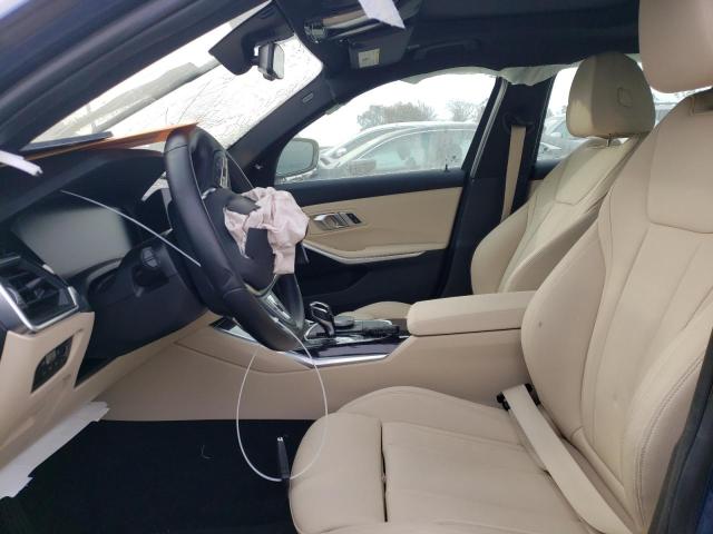 3MW5P9J06M8B86320 - 2021 BMW 330XE Синій фото 7