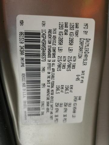 1C4GP45R05B408373 - 2005 CHRYSLER TOWN & COU 棕色 照片 13