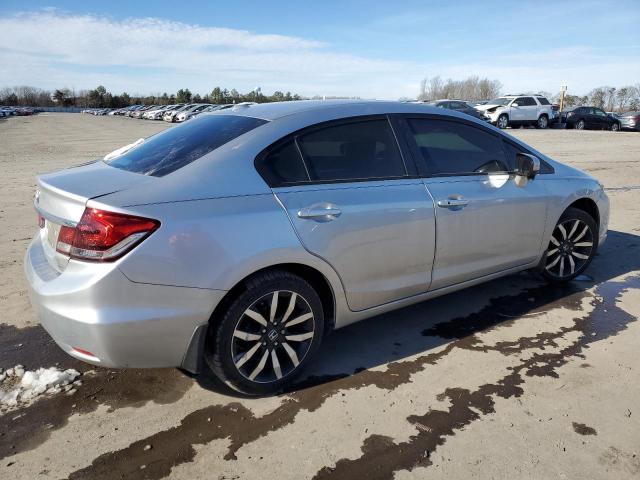 19XFB2F99FE011942 - 2015 HONDA CIVIC EXL SILVER photo 3