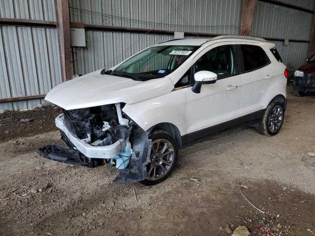 MAJ6P1WL3JC211566 - 2018 FORD ECOSPORT TITANIUM WHITE photo 1