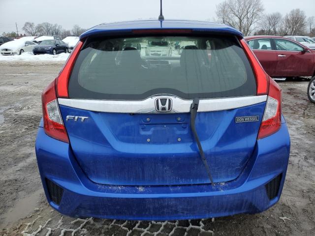 JHMGK5H76GX012743 - 2016 HONDA FIT EX BLUE photo 6