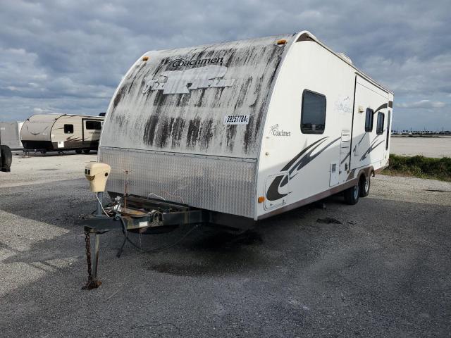 5ZT2FETBXAA001717 - 2010 COACH TRAILER WHITE photo 2