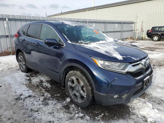 2HKRW2H57KH123379 - 2019 HONDA CR-V EX BLUE photo 4