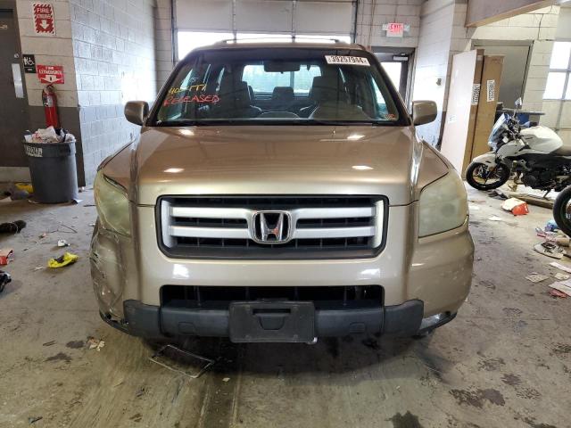 2HKYF18586H523821 - 2006 HONDA PILOT EX TAN photo 5