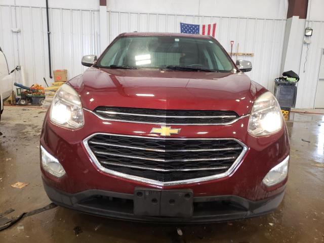 2GNFLGEK0G6226004 - 2016 CHEVROLET EQUINOX LTZ MAROON photo 5