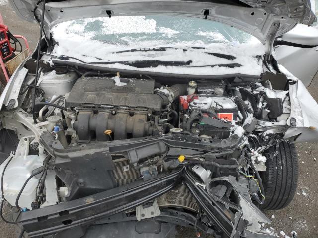 3N1AB7AP7KY349168 - 2019 NISSAN SENTRA S SILVER photo 11