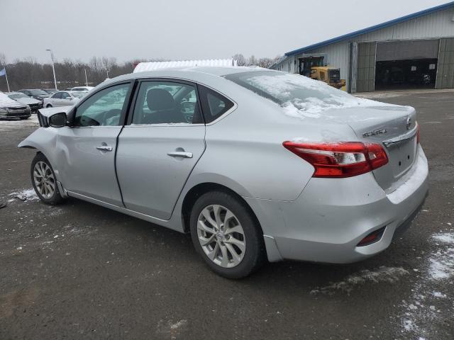 3N1AB7AP7KY349168 - 2019 NISSAN SENTRA S SILVER photo 2