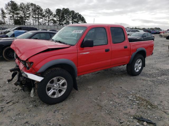 5TEGN92N01Z745961 - 2001 TOYOTA TACOMA DOUBLE CAB PRERUNNER RED photo 1