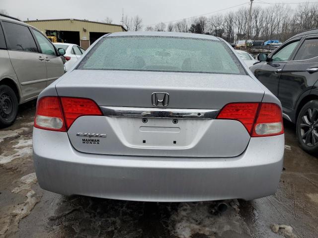 2HGFA1F51AH541265 - 2010 HONDA CIVIC LX SILVER photo 6