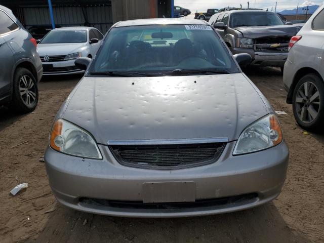 1HGES16622L070250 - 2002 HONDA CIVIC LX SILVER photo 5