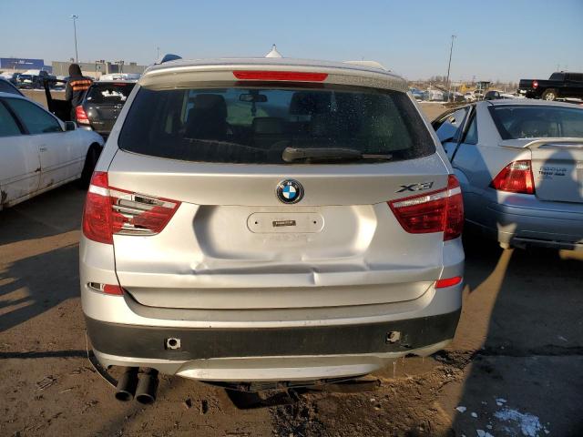 5UXWX9C55E0D30811 - 2014 BMW X3 XDRIVE28I SILVER photo 6