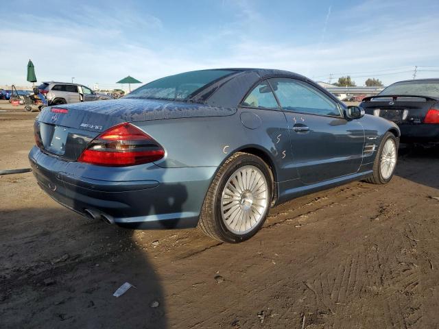 WDBSK74FX3F047384 - 2003 MERCEDES-BENZ SL 55 AMG BLUE photo 3