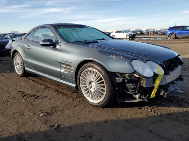 WDBSK74FX3F047384 - 2003 MERCEDES-BENZ SL 55 AMG BLUE photo 4