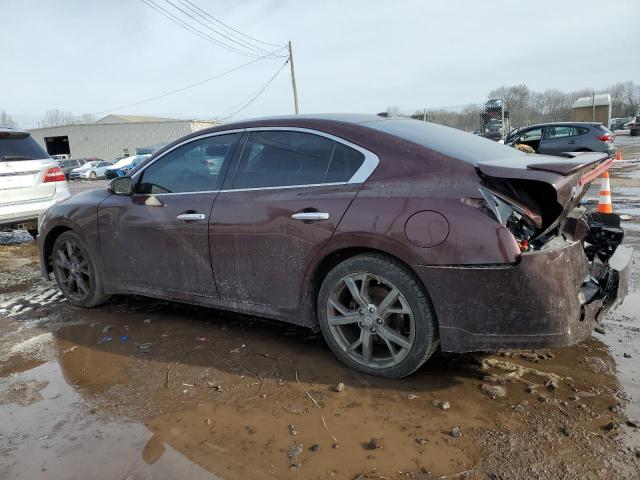 1N4AA5AP7EC477966 - 2014 NISSAN MAXIMA S BURGUNDY photo 2