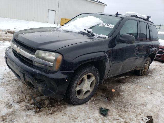 1GNDT13S672106485 - 2007 CHEVROLET TRAILBLAZE LS BLACK photo 1