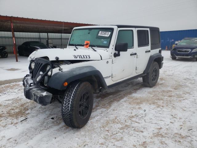 1C4BJWDGXFL692162 - 2015 JEEP WRANGLER U SPORT თეთრი ფოტო 1
