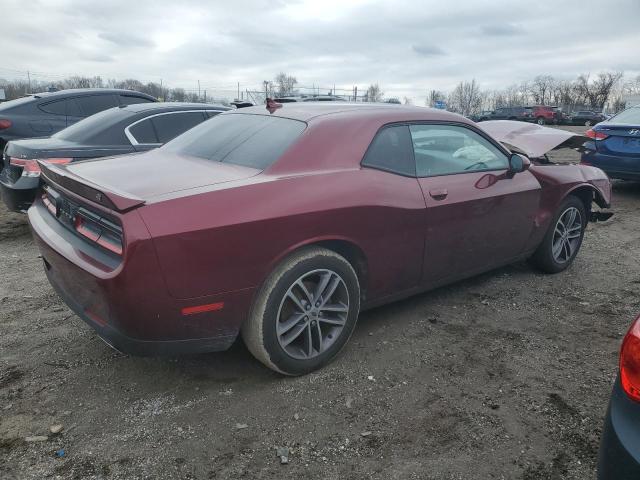 2C3CDZKG2KH504620 - 2019 DODGE CHALLENGER GT BURGUNDY photo 3