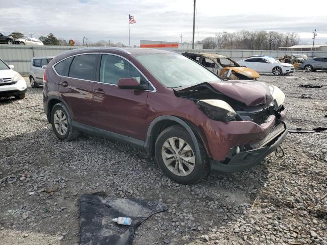 5J6RM4H72CL061254 - 2012 HONDA CR-V EXL BURGUNDY photo 4